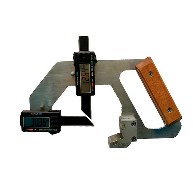 数显式钢轨磨耗测量尺操作方便 读数直观数显式钢轨磨耗测量尺