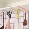 Manufacturer Kitchen Iron Expensive flat iron hook cabinet storage hook rack tie hanging hook -hanging closet storage rack