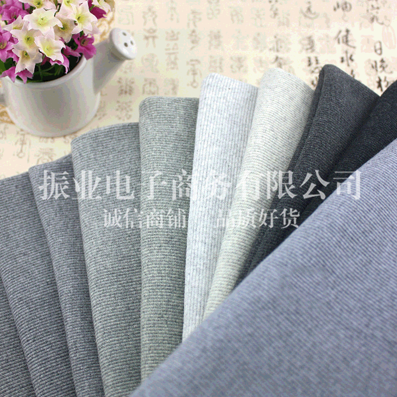 Factory wholesale 21s branch 2x2 Circular machine Rib cloth Cuff Neckline Clothing factory goods in stock Rib