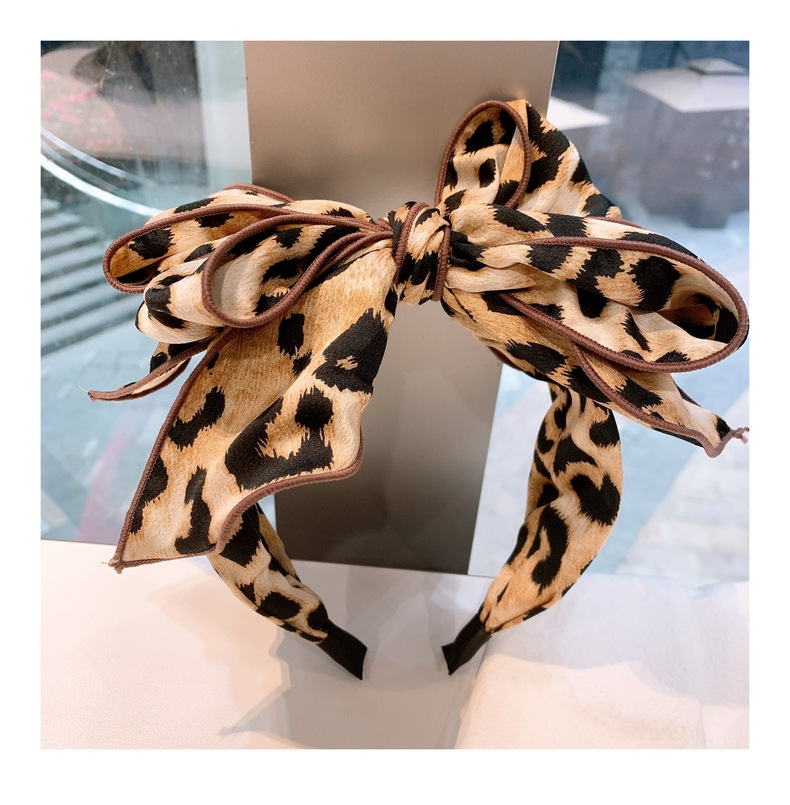 120g Weight Headwear Classification Festival Occasion Geometric, Lattice Pattern Women'S Gender Retro Style Red, Green, Blue, Yellow, Black Color Korean Retro Style Leopard Print Headband 17