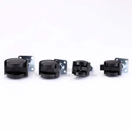 Factory direct supply 1.5-inch flat universal wheel universal silent wheel flower stand caster cabinet wheel office furniture caster