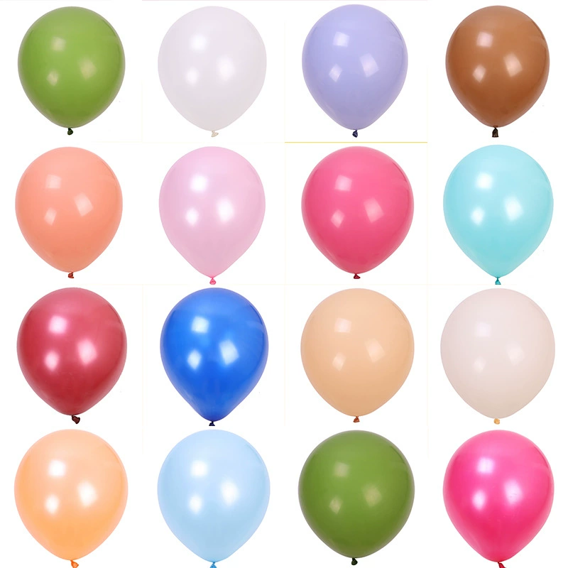 Retro balloon, round beads, increased thickness, 18 inch