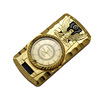 Creative inflatable lighter with watch metal smoke, personality, windproof flame smoke, men and women wholesale