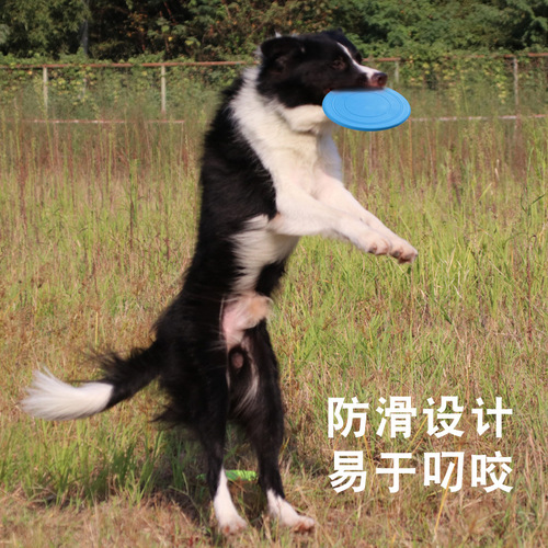 Meianju宠物玩具狗飞盘 宠物互动训练飞盘浮水耐咬软飞盘宠物用品