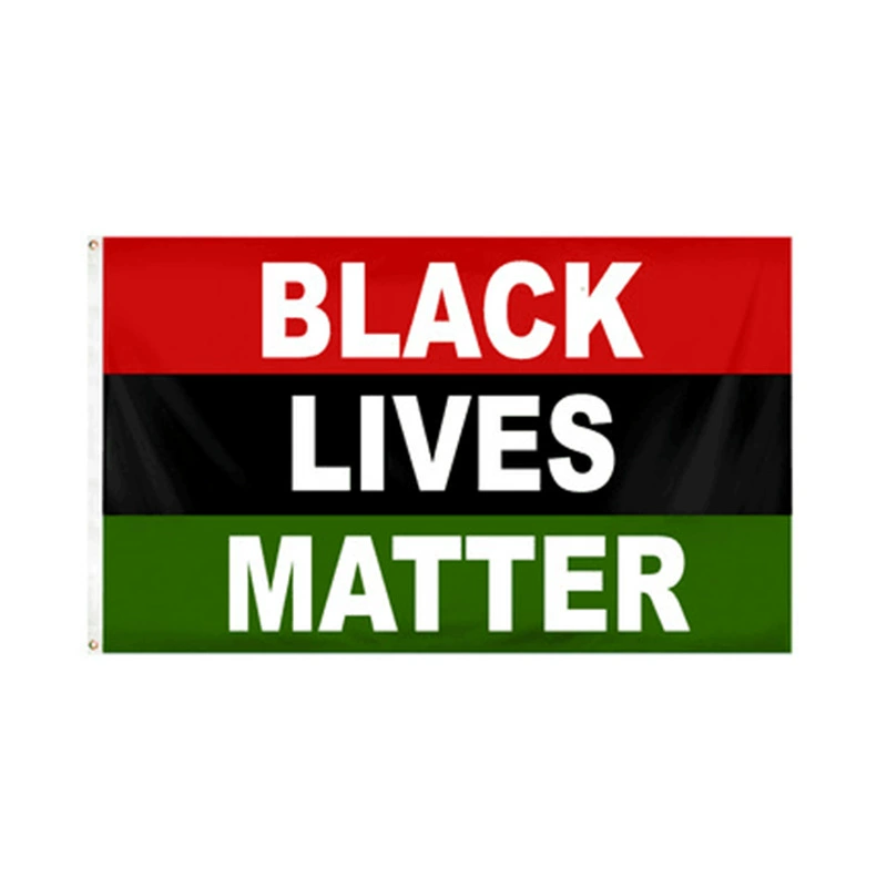 Флаг BLACK LIVES MATTER - печатный флажок на Amazon eBay поставка