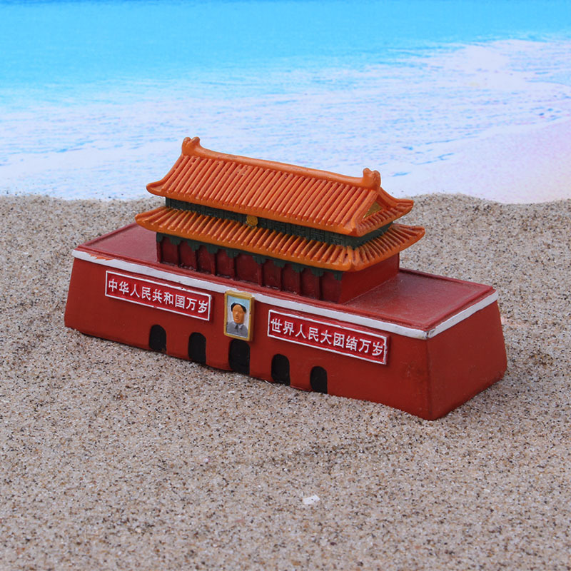 Factory Direct Supply Micro-landscape Tiananmen Resin Ornaments Creative Crafts Small Ornaments Gift Souvenirs Factory Direct Supply Micro-landscape Tiananmen Resin Ornaments Creative Crafts Small Ornaments Gift Souvenirs