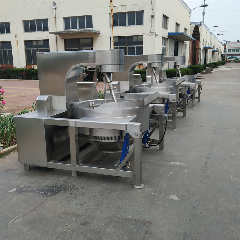 全自动搅拌电加热怪味胡豆炒锅 工业干果炒制设备 炒蜂蜜花生机器