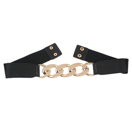 Elastic waistband, elastic waistband, fashion trendy dress, narrow belt, women's jacket and coat