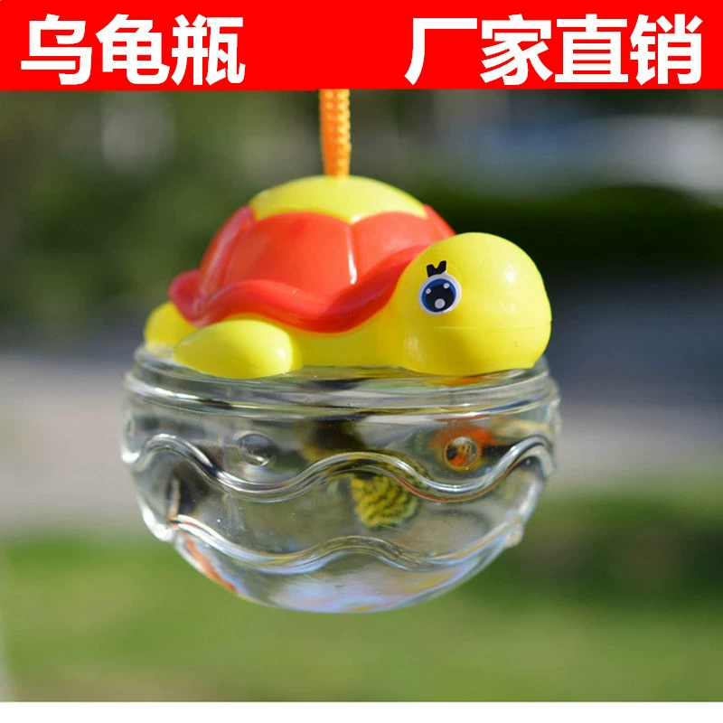 Бутылка черепахи Рыбная бутылка Бутылка черепахи Аквариум Черепаха Бутылка Мини Fish Tank Портативный пластиковый маленький аквариум Портативный Pet Box