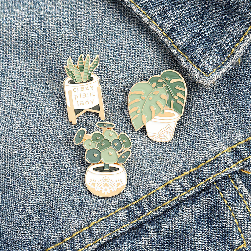 Fashion Plant Alloy Stoving Varnish Unisex Brooches display picture 6