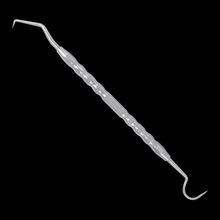 亞馬遜跨境牙醫器械工具不銹鋼探針口腔八角大彎探針牙用鈎針