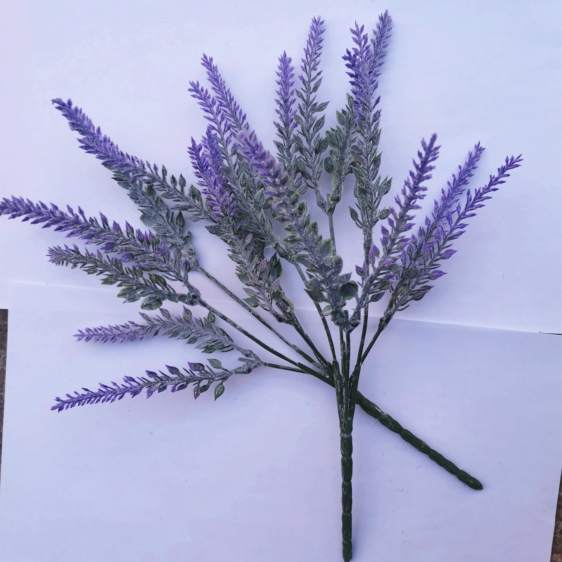Special Offer wholesale simulation Lavender violet Plastic flowers Artificial flower Plant decoration engineering Dedicated Tufting Countryside style