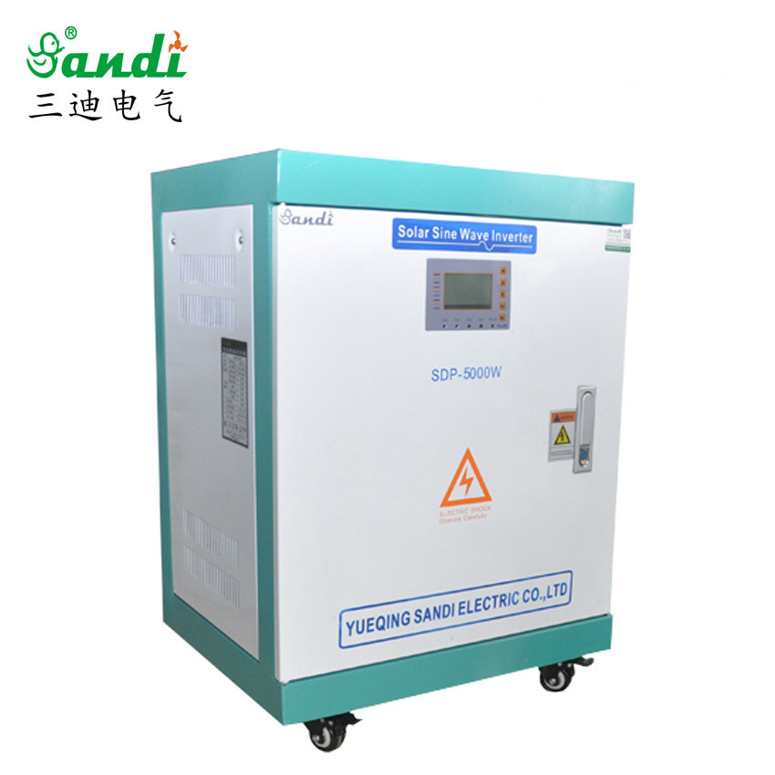 三相380V纯正弦波逆变器5KW光伏发电离网逆变器带RS485通讯功能