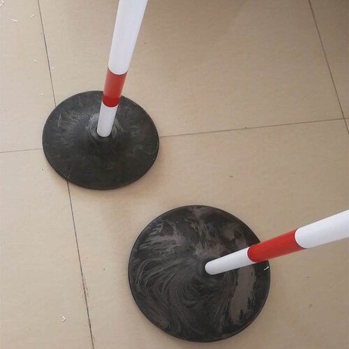 Basketball and soccer training equipment, auxiliary gear, ground stakes, traffic sign poles, slalom cones for driving practice, and serpentine running around poles