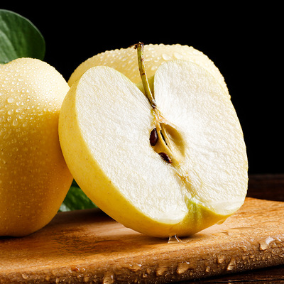 婴儿粉面刮泥黄金帅苹果水果新鲜当季整箱10宝宝烟台香蕉金帅5斤