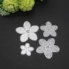 Handicraft knife mold pressure flower cutting knife mold cutting thin Cut Dies cross -border new four petals