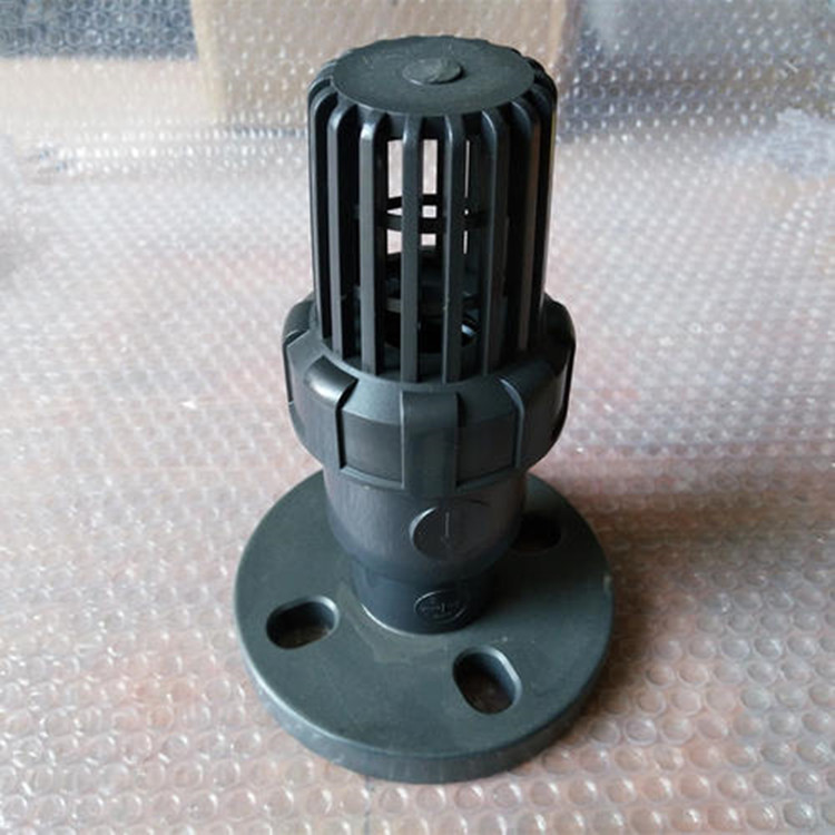 法式球形底阀 塑料配件 化工pvc灰色管件UPVC管 PVC底阀厂家直销