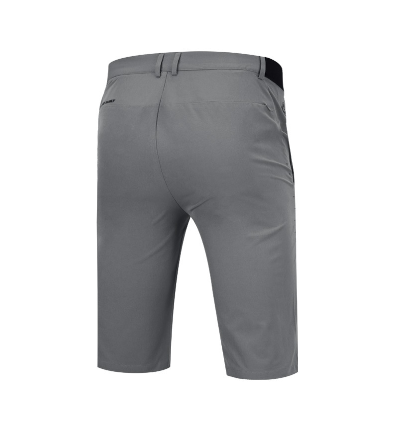 Quần short golf nam PGM ống giữa co giãn thoáng khí — KUZ076 màu xám, KUZ076 màu trắng, KUZ076 màu đen