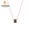 Fashionable universal necklace stainless steel, 2020, bright catchy style