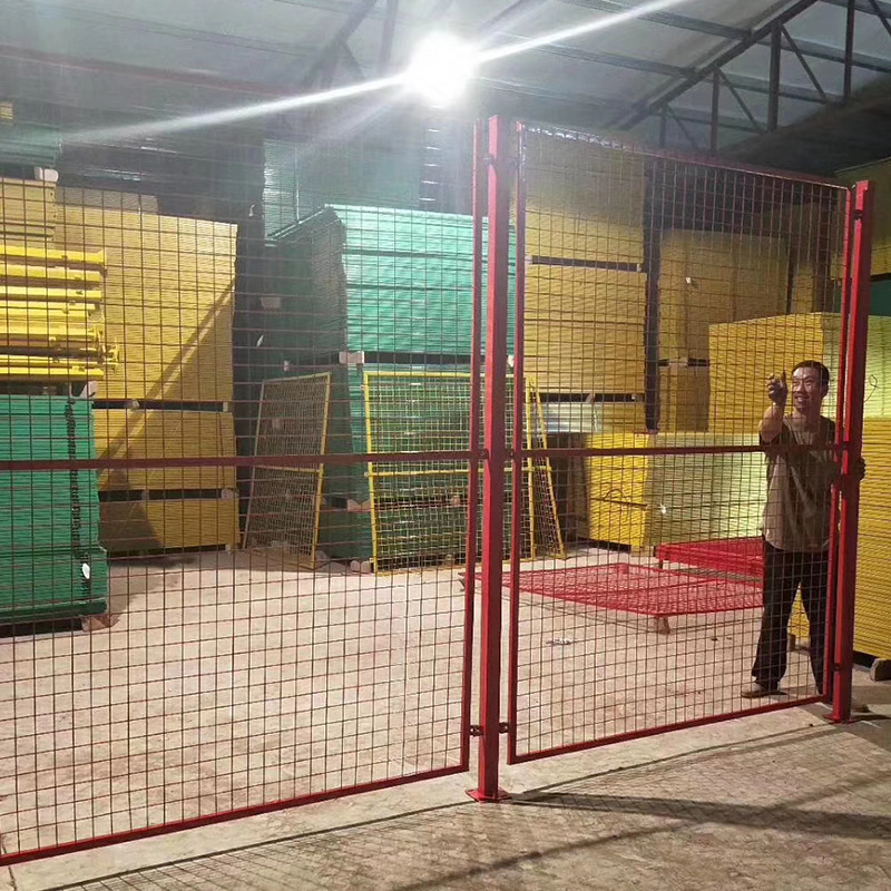 基坑护栏铁马施工围挡临时护栏临边安全围栏工地防护网电梯井口门