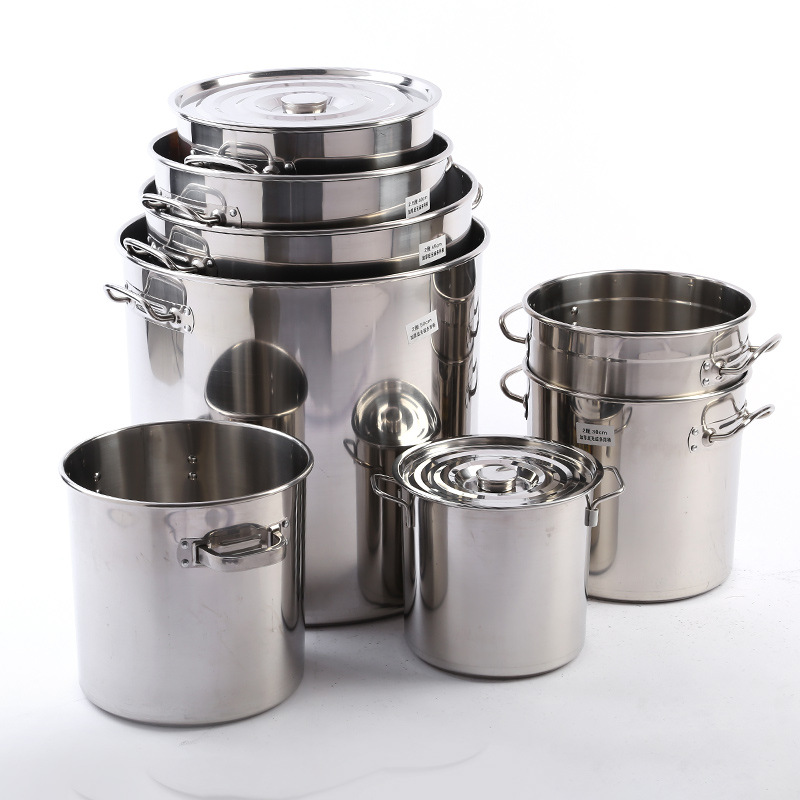 Pot 304 stainless steel barrel double ears with soup bucket durable…