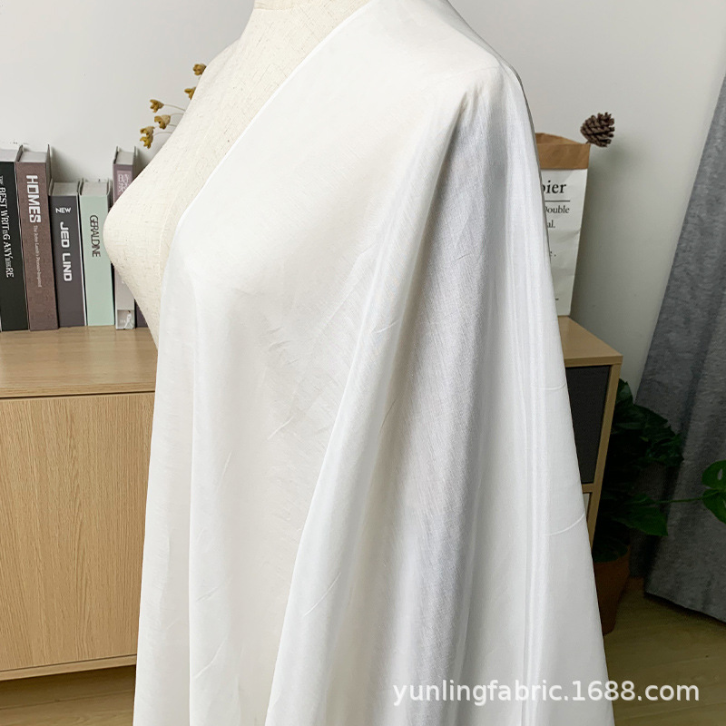 White silk Hanfu, cloth