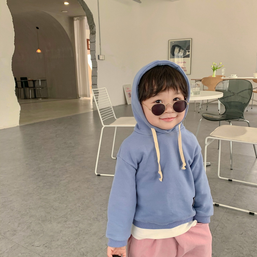2020 Autumn and winter Foreign trade New products Chao Tong selected Hooded Sweater Western style children Children's clothing Manufactor Direct selling