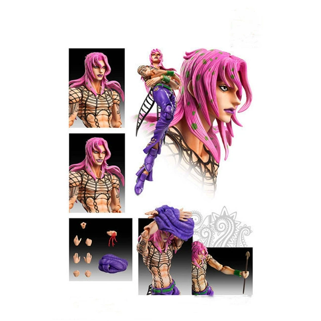 Фигурка-экшн JOJO Diavolo, артикулированная с подвижными штанами