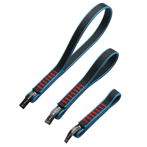 Alnas rock climbing quick hook connection belt nylon short flat belt climbing flat belt ring pioneer climbing protection equipment