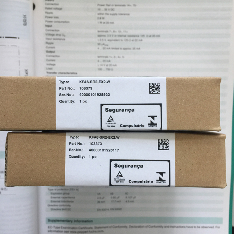 倍加福开关放大器KFA6-SR2-Ex2.W德国原装进口正品现货