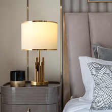 現代金屬客廳床頭豪華台燈酒店家居裝飾台燈bed lamp