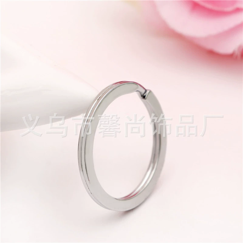 Нержавеющая сталь маленькое стальное кольцо Металлическое кольцо для ключей брелок автомобильный брелок оптом