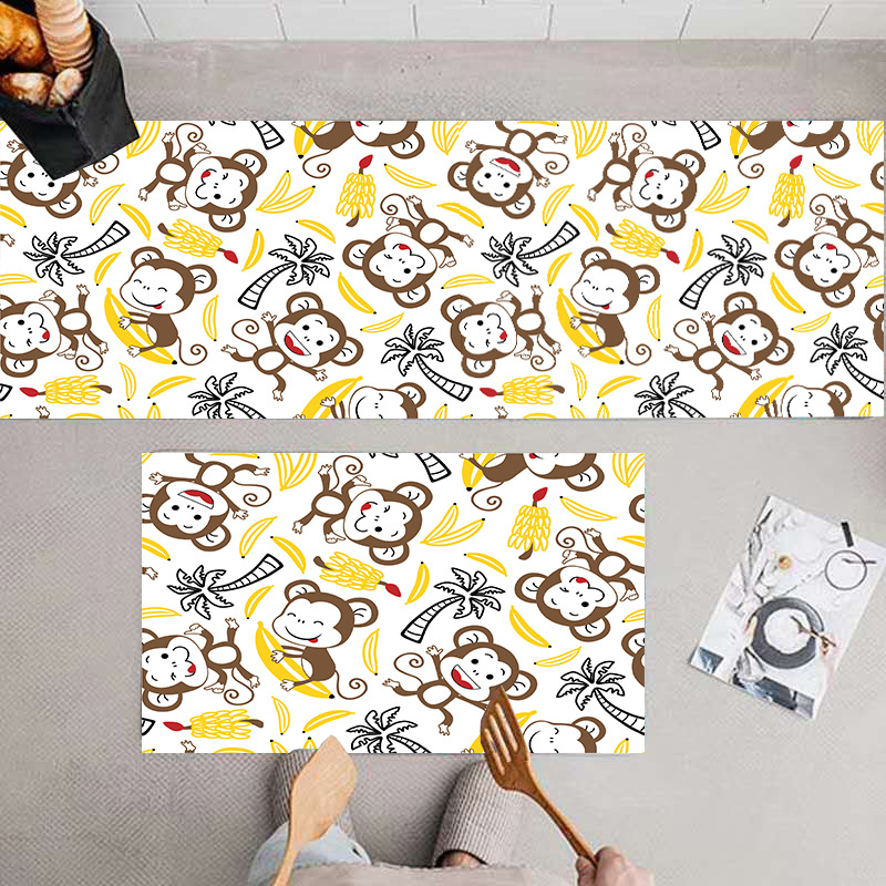 00厨房垫地垫,厨房长条地垫,家用厨房地垫,浴室门口地垫8