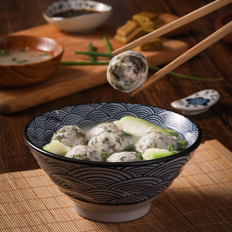 Laver Fishball 5 Quick-freeze Meat ball octopus Dolar Hot Pot Ingredients Freezing food Seafood Ball