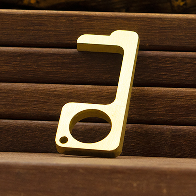 抗菌edc铝合金开门器触屏开门器开门神器零接触开门器