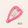 Epoxy resin heart-shaped, hairgrip, small doll, hairpins, hair accessory, 2cm, pet