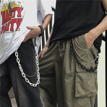ins网红超火糖果色男女金属链条亚克力彩色裤链跨境外贸厂家直销