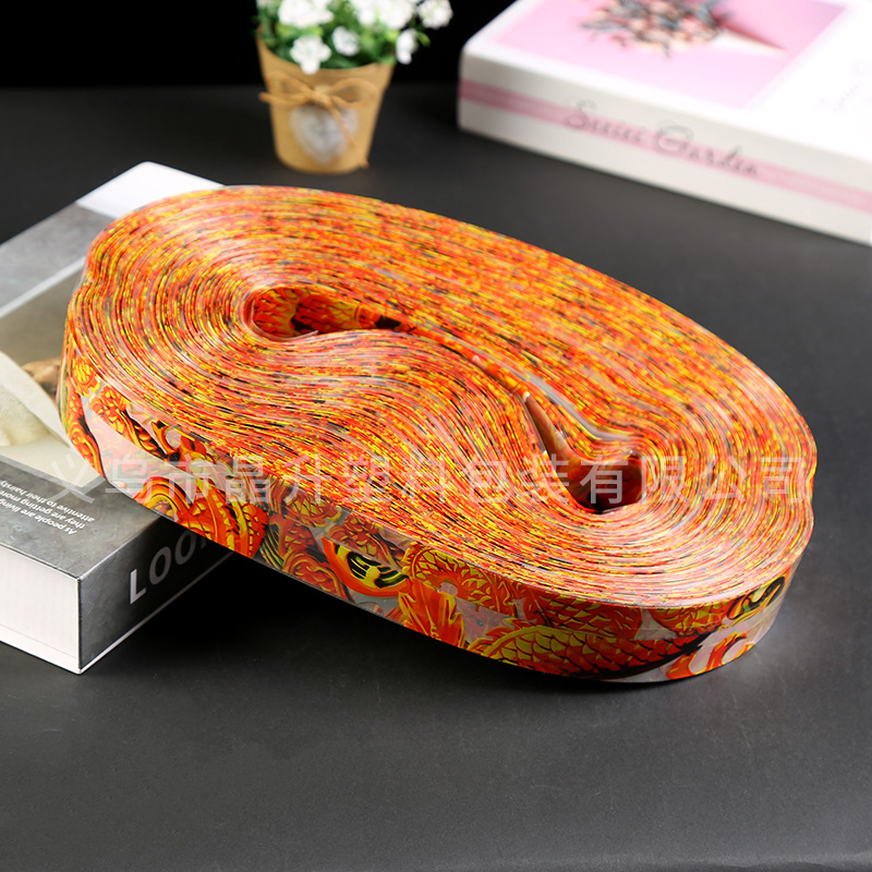 新品上市标签膜两头通包装膜PVC防水环保印刷热收缩膜现货可定制