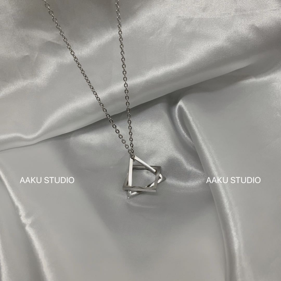 Titanium Steel Pendant Necklace