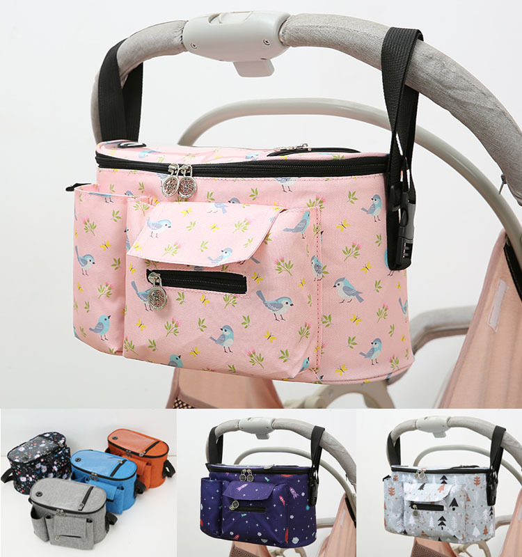 HECATTLE厂家新款婴儿推车挂包可单肩妈咪包多功能母婴整理收纳包