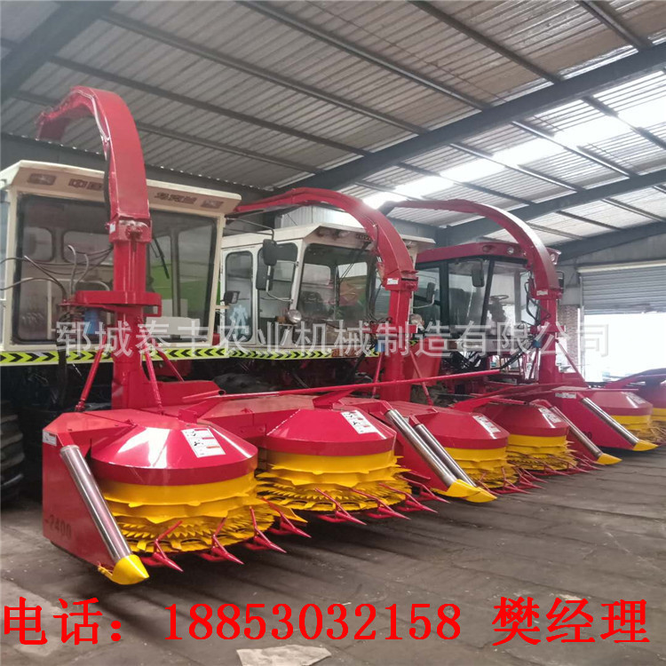 环保背负式圆盘割台青储机 新型割幅2.4米宽140马力青储机特价