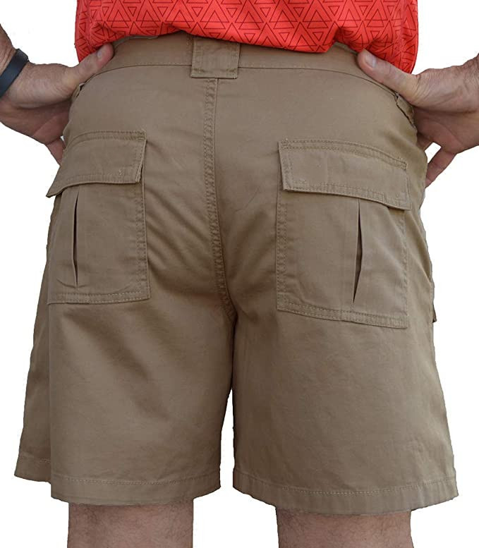 Men's Casual Multi Pocket Work Shorts For Outdoor Summer Activities_voghion.com