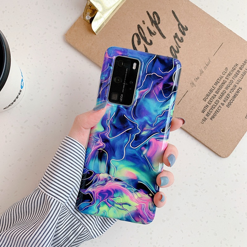 Fashion Laser Marble Mobile Phone Shell Wholesale Nihaojewelry display picture 10