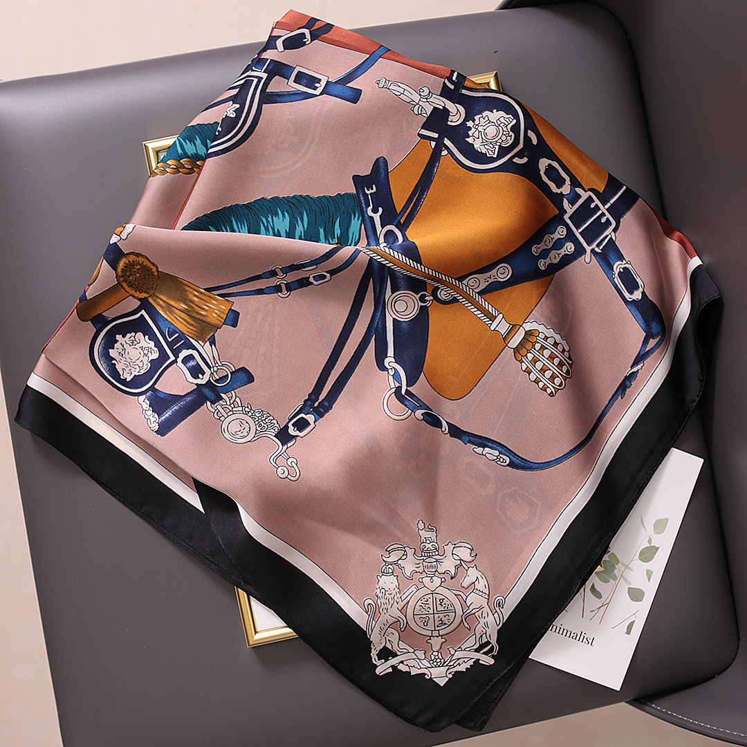 Versatile Imitation Silk Scarf For Women Korean Style Spring_voghion.com
