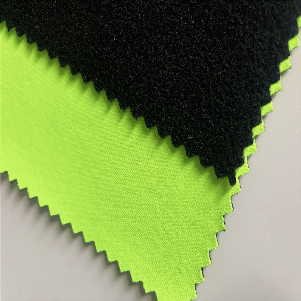 销售冲锋衣面料摇粒绒复合TPU复合四面弹