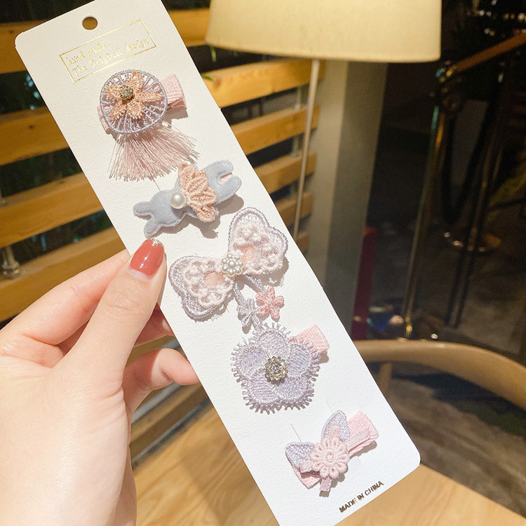 Korea Hairpin Headdress Baby Side Clip Children Princess Hair Clip Female Baby Small Clip Hair Accessories Wholesale display picture 8