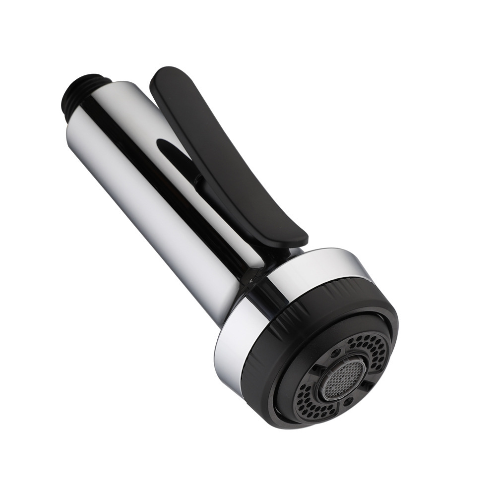 外贸厨房菜盆水龙头抽拉头配件 4功能切换节水龙头抽拉花洒喷头