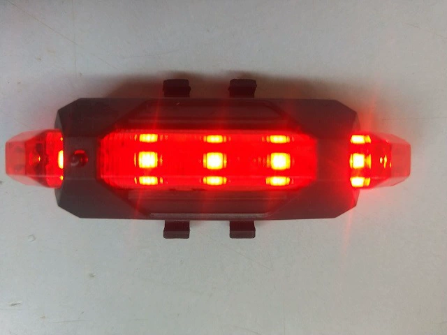 Новый USB перезаряжаемый велосипедный фонарь Dead Fly, складной велосипедный красный свет, задний фонарь, сигнальная лампа, аксессуары для велоспорта