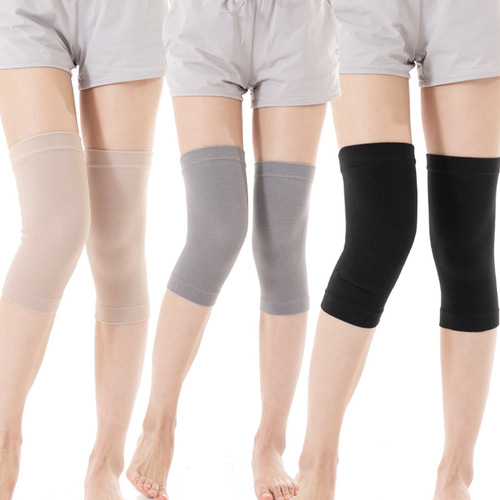 New windproof and warm knee pad cotton for men and women in air-conditioned rooms, old cold leg protectors, knee joint protection long sleeves for seamless sports