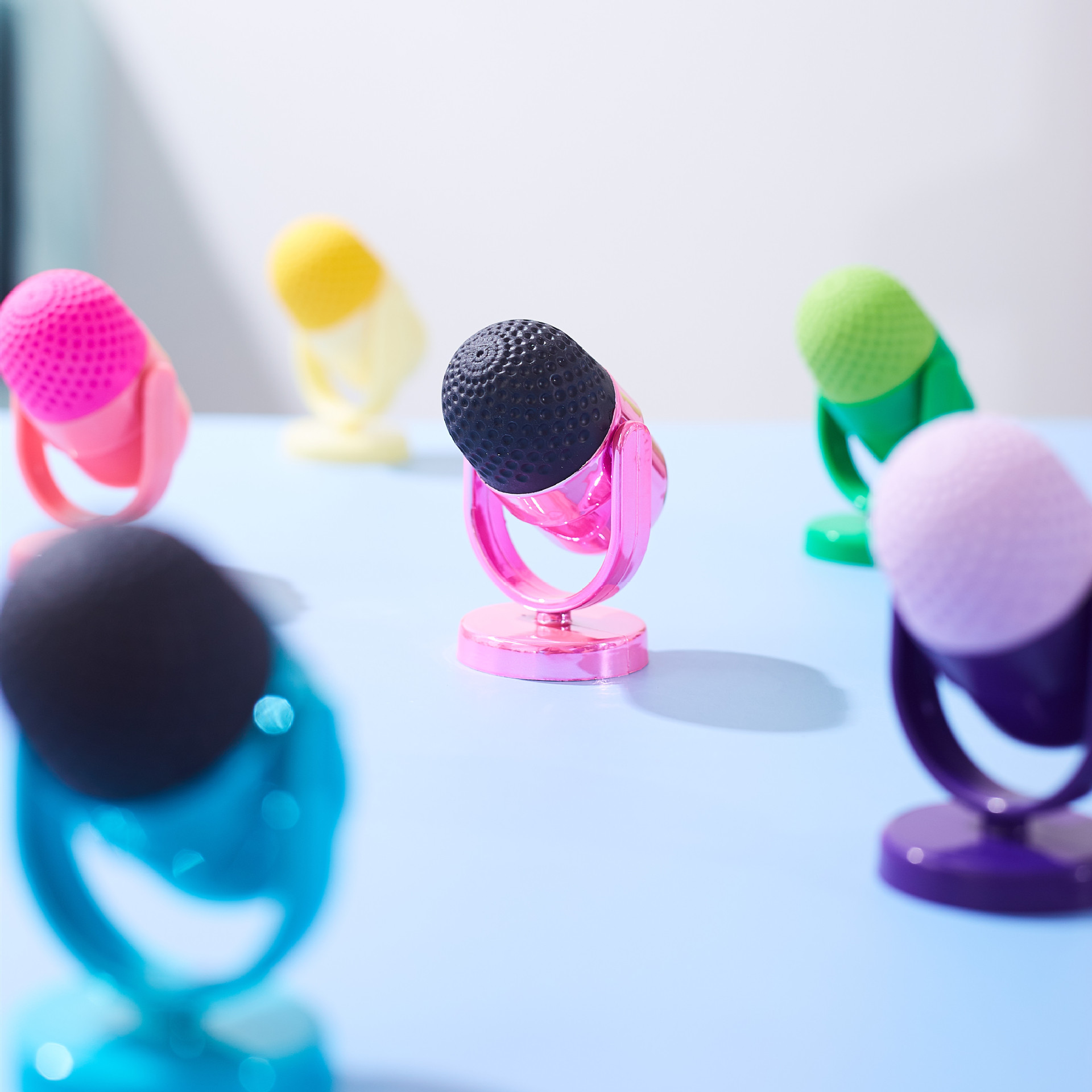 Micrófono borradora lápiz cuchillo creativo papelería suministros estudiantiles personalizados